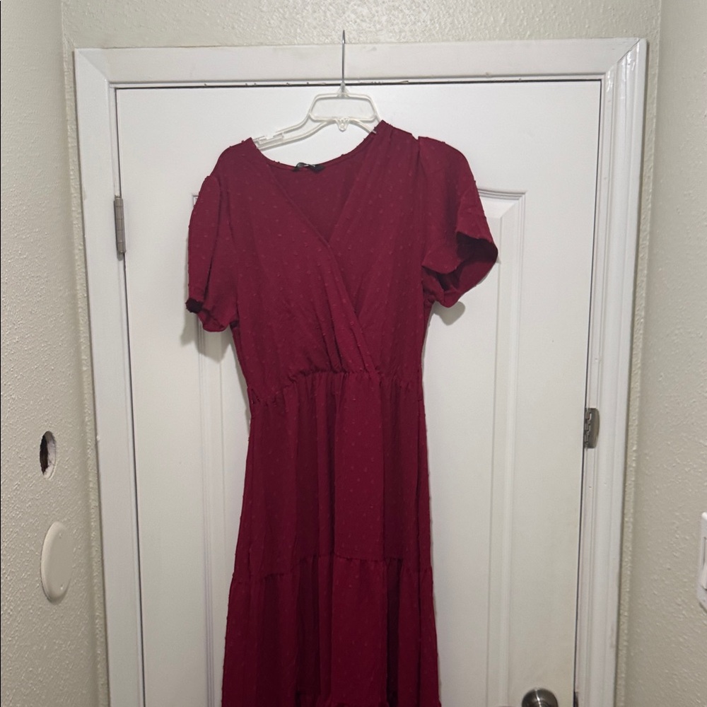 Elegant Red Women's Dress